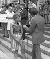Woodward -1969 SA Parl steps anti-Nixon demo